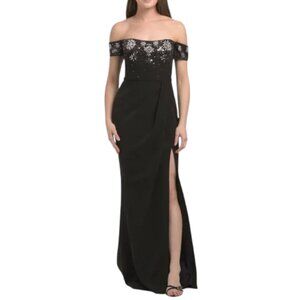MARCHESA Black Gown